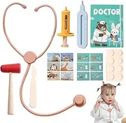 Kids Doctor Kit,Doctor Role Play for Kids - 36X Hospital Cosplay Stethoscope Accessories for Preschool Learning