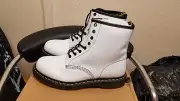 Dr Martens 1460 Unisex Boots In White Size UK 9
