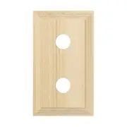 5422 Switch Socket Block Classic Double Pine H90xL155mm