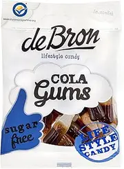 De Bron Sugar Free Cola Gums (Pack of 6)