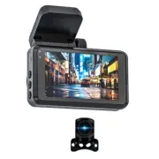 4K 2160P Car DVR WIFI Dash Camera 3in IPS Dual Lens Registrator Video Recorder (for: Porsche)