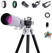 Astronomy Telescope 80Mm Space for Beginners, Children's Science Refractor Kidsng Scope Adults Monocular Birthday Gift