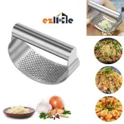 Manual Rocker Squeezer StainlessSteel Kitchen Mincer Garlic Masher Press Crusher