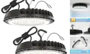 High Bay LED Shop Lights: 150W UFO LED High Bay Light for Barn - 150W-2Packs