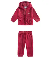 [Tartine et Chocolat] Tartine et Chocolat Baby ruffled jersey tracksuit M 18 red