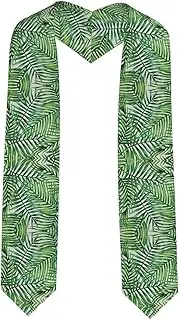 [VPPUR] Banana Leaf Green Print Unisex Adult Graduation Stole Class Of 2024 Shawl Stole Class Celebrations Events