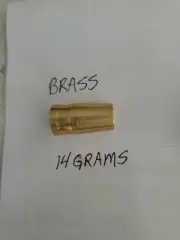 100pc Golf Iron Ferrules Metal Custom Brass 14gram, 355/370 Shafts,Made in U.S.A