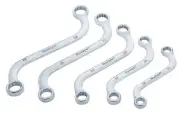 Blue Spot Tools - 5 Pce Chrome Vanadium Metric S Type Spanner Set (10-19mm)