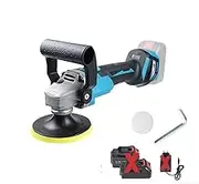 Car Polishing Machines 18V Polisher Car Polishing Machine Compatible 18V Battery Polishing Tool Sander Buffing Waxing Machine M14 Polishing Machines(Kit1)