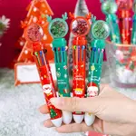 聖誕節可愛筆 10色筆 原子筆 聖誕節交換禮物 幼稚園交換禮物 交換禮物 聖誕節交換禮物