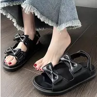在飛比找蝦皮購物優惠-防曬季新🌈韓國涼鞋 20夏季新款 3CM 魔術貼 厚底涼鞋 