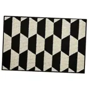 Indoor Doormat, Non-Slip Front Door Mats, Outdoor Welcome 20" x 32" Black/Tan