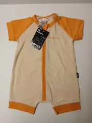 New BONDS Retro Romper WONDERSUIT SIZE 00 Red Nose Partnered