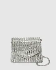 Silver Crystal Sammy Micro Bag