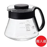 在飛比找PChome24h購物優惠-日本【HARIO】V60可微波耐熱咖啡壺 360ml 兩入組