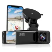 REDTIGER Dash Camera for Cars Single Front 4K Car Camera WiFi Parking Mode