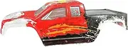 1/10 Skala RC Car Body Shell Accessoires Model Sortchable Easy High Power Set for 2996a RC Vehicle Toy, Red