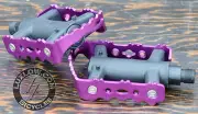 Purple LoDo2 FiXiE RoadBike Pedals 9/16" Vintage FixedGear Track Cruiser Bicycle