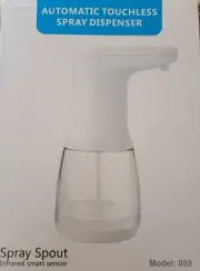 Automatic Liquid Foam Soap Dispenser 600ML Infrared Handsfree Waterproof NonSlip