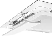 Central Air-Conditioning Wind Deflector, Anti-Direct Blowing Top Unit Air-Conditioning General Deflector Buckle Design Installation is Not Easy to Fall 58X18CM,Four Pack