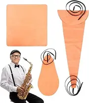 Saxophone Cleaning Cloth, Saxophone Cleaning Kit - Cleaning Cleanello Instrument Cloth Pad for Inner Tube - Portable Musical Instrument Accessories Flute Buffer, Clarin