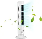 Quiet Tower Fan, Desktop Mini Tower Fan, Portable Desk Fan Quiet Cooling Fans USB Charging, Standing Tower Fans Cooling For Bedroom, Home And Offices, 2 Speed Settings (Black)