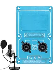 Speaker Junction Box - Double 4-Core Socket Jack Plate | Binding Post Terminal Cable Connector, Subwoofer Audio Accessories