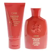 Bright Blonde Conditioner for Beautiful Color and Shampoo Kit by Oribe for Unisex - 2 Pc Kit 1.7oz Conditioner, 2.5oz Shampoo
