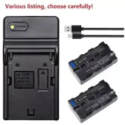 Battery or Charger for Sony NP-F330 /NP-F550/ NP-F570/ NPF330/ NPF550/ NPF570