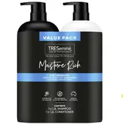 TRESemmé Moisture Rich Shampoo And Conditioner 2 x 1.2L