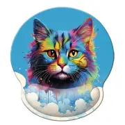 Ergonomic Memory Foam Wrist Support Mouse Pad Comfortable Padded Wrist Mousep...