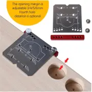 Hinge Hole Opener Hinge Hole Jig Drill Guide for Cabinet Wardrobe Cupboard