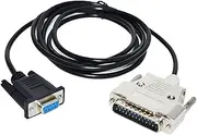 RS232 D-SUB 9PIN DB9 Female to DB25 25PIN Male Adapter PLC Programming F2-232CAB-1 Cable FX-232AW/FXON-232ADP(3m)