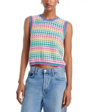 Mother The Open Back Knit Top