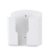 Universal White Wall Mounted Mobile Phone, TV, Air Conditioner Remote Control Holder (Medium Sized)