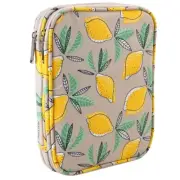 Yellow Lemon Storage Case Crochet Bag Storage Organiser Bag for Craft Lovers