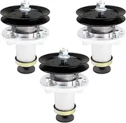 JYLEYJ 539112170 Spindle Assembly with 153535 Pulley Replaces Hus qvarna Mandrel 532112171 Fit for Hus qvarna RZ4824F EZ4819 EZ4822 EZ4824 EZ5221 EZ5224 MZ52 with 48 52 Inch Decks Mower (3 Pack)