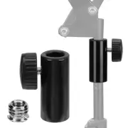 Geekria for Creators Microphone Screw Adapter (Black / 2 Pack)