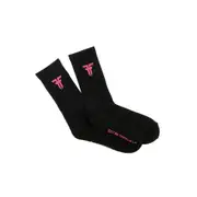 Fallen Footwear Trademark Padded Heel and Toe Sock - Black / Pink