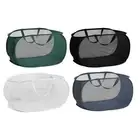 Foldable Laundry Basket Collapsible Mesh Dirty Clothes Hamper Portable Durable