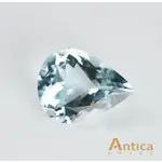 [ANTICA] 海藍寶 8.82克拉 藍色 水滴 尚比亞 天然無燒 AQUAMARINE（經理推薦）安帝卡珠寶