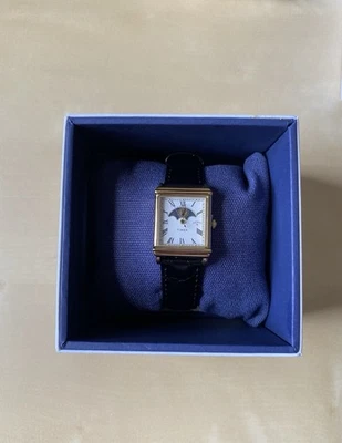 NOAH NY x Timex Sun and Moon Watch Gold Black Croc Leather Quartz (2024) - NEW