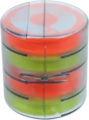 ibasenice Fishing Line Bobbins Box Anti-Drop Silicone Main Line Organizer Spools Compact Portable for Fishermen