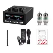 SUCA AUDIO TUBE-T3 PLUS 300W+300W Hifi Power Amplifier Tube Preamp w/ VU Meters