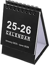 SHINEOFI 2025-2026 Desk Calendar Memo Pad: Mini Monthly Planner Flip for Office School Home