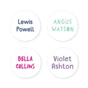 Name Labels - Basic Round