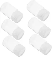 Cabilock 6Pcs Chemical Bottles Transparent High Temperature Resistant Sample Containers for Laboratory Use Leak Sealing Light Avoidance for Safe Liquid Storage