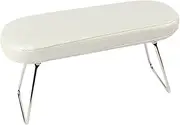 Folpus Nail Art Hand Rest Nail Tool Equipment Nail Table Station Professional Nail Art Hand Holder Nail Arm Rest Pillow Folding Leg, White