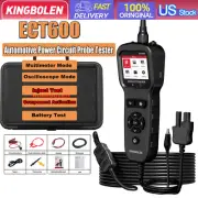 KINGBOLEN ECT600 Auto Car Power Circuit Probe Tester 12-24V W/Battery/Relay Test
