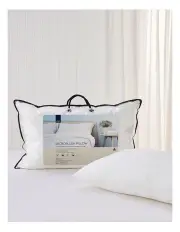[Easy Rest] Cloud Support Microplush Standard Pillow in White